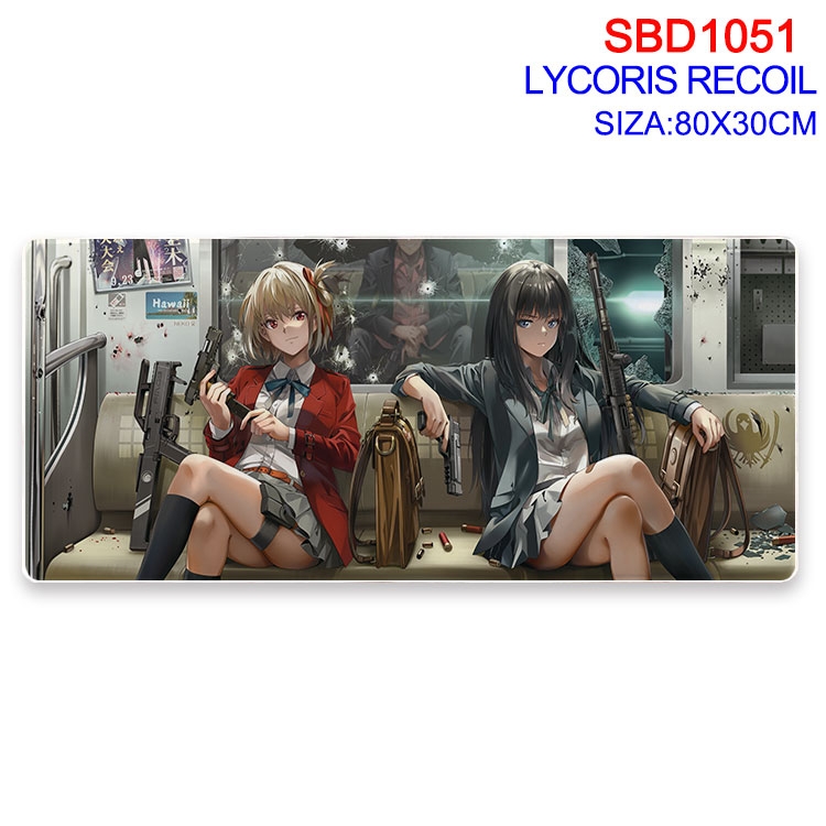 Lycoris Recoil Animation peripheral locking mouse pad 80X30cm  SBD-1051-2