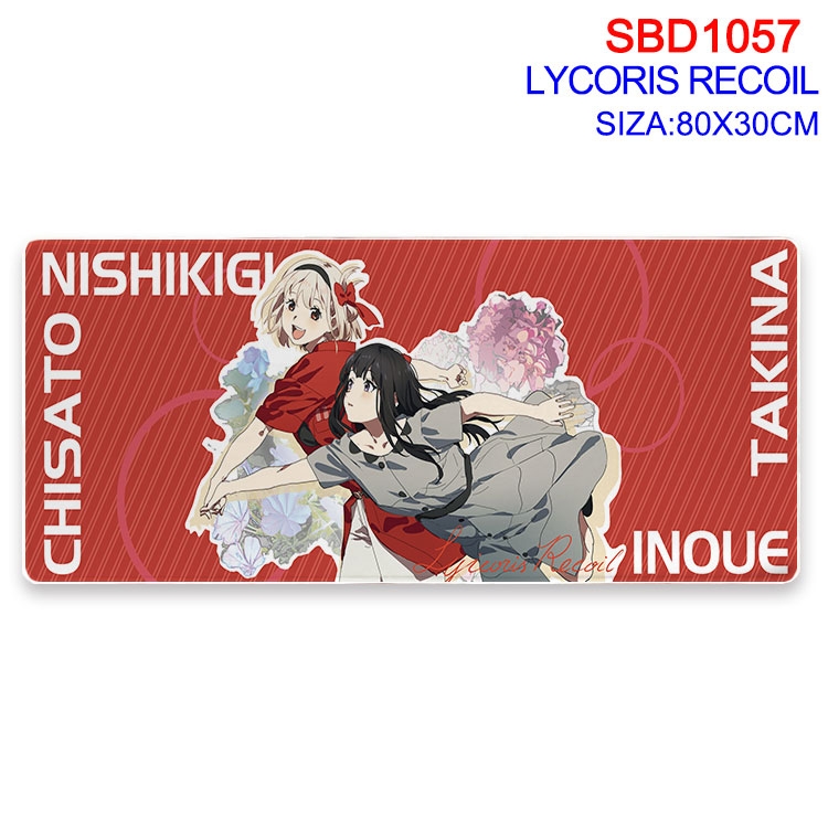 Lycoris Recoil Animation peripheral locking mouse pad 80X30cm SBD-1057-2