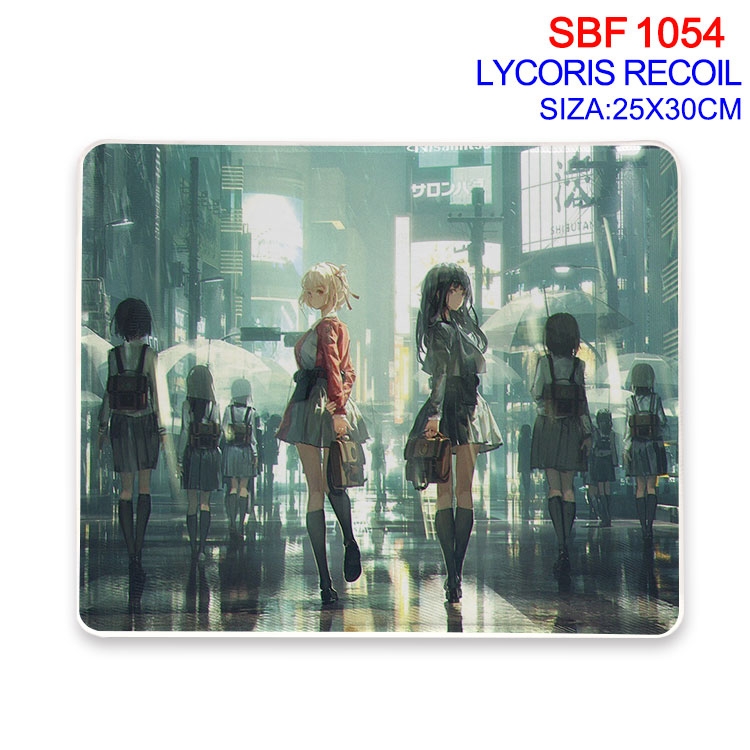 Lycoris Recoil Anime peripheral edge lock mouse pad 25X30cm SBF-1054-2