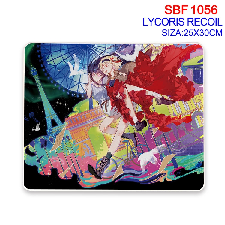 Lycoris Recoil Anime peripheral edge lock mouse pad 25X30cm  SBF-1056-2