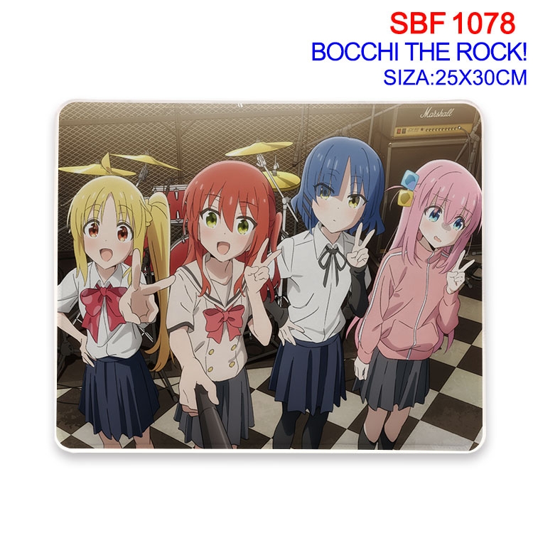 Bocchi the Rock Anime peripheral edge lock mouse pad 25X30cm SBF-1078-2