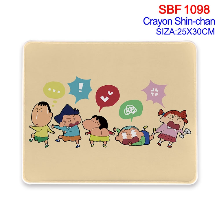 CrayonShin Anime peripheral edge lock mouse pad 25X30cm  SBF-1098-2