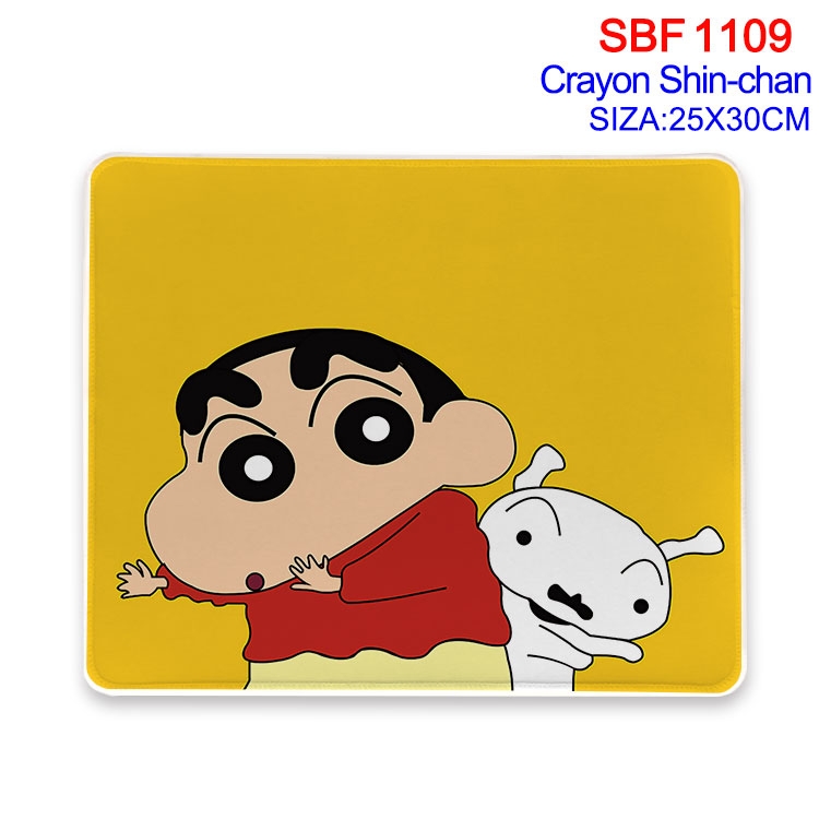 CrayonShin Anime peripheral edge lock mouse pad 25X30cm  SBF-1109-2