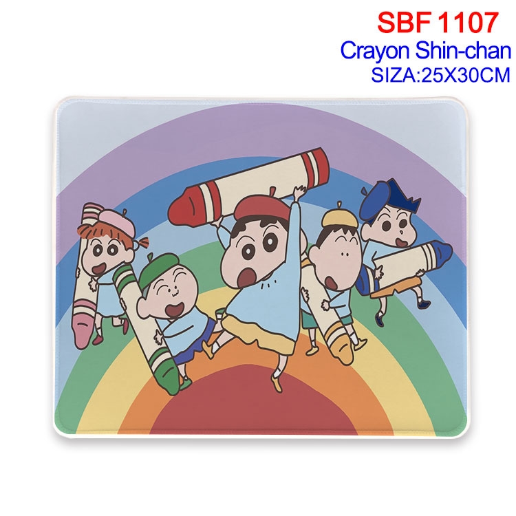 CrayonShin Anime peripheral edge lock mouse pad 25X30cm SBF-1107-2
