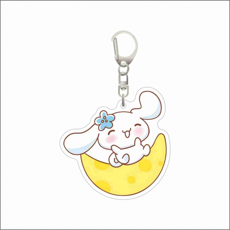 Sanrio Acrylic D button bag pendant key chain price for 5 pcs