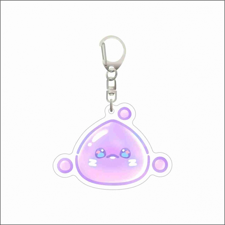 Egg Party Acrylic D button bag pendant key chain price for 5 pcs