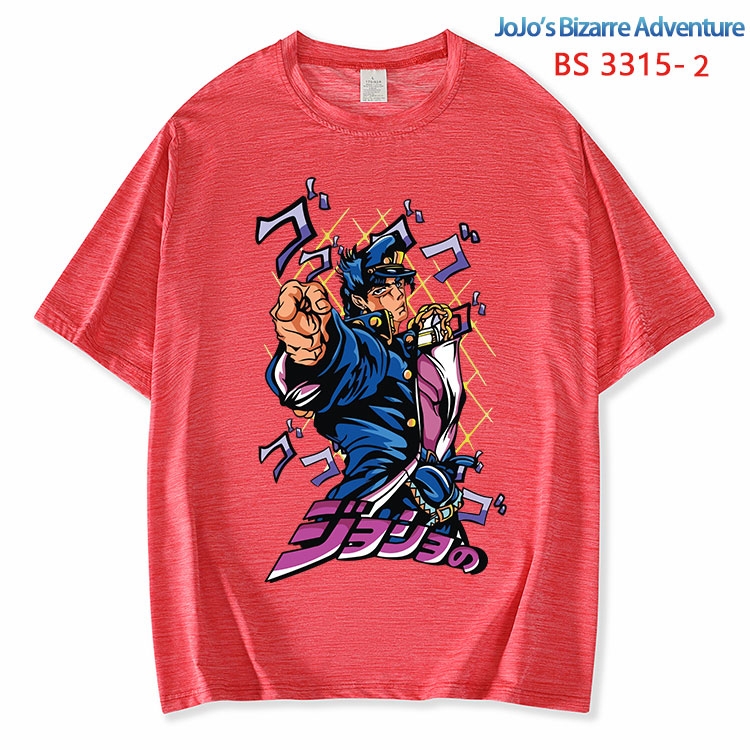 JoJos Bizarre Adventure  ice silk cotton loose and comfortable T-shirt from XS to 5XL BS-3315-2