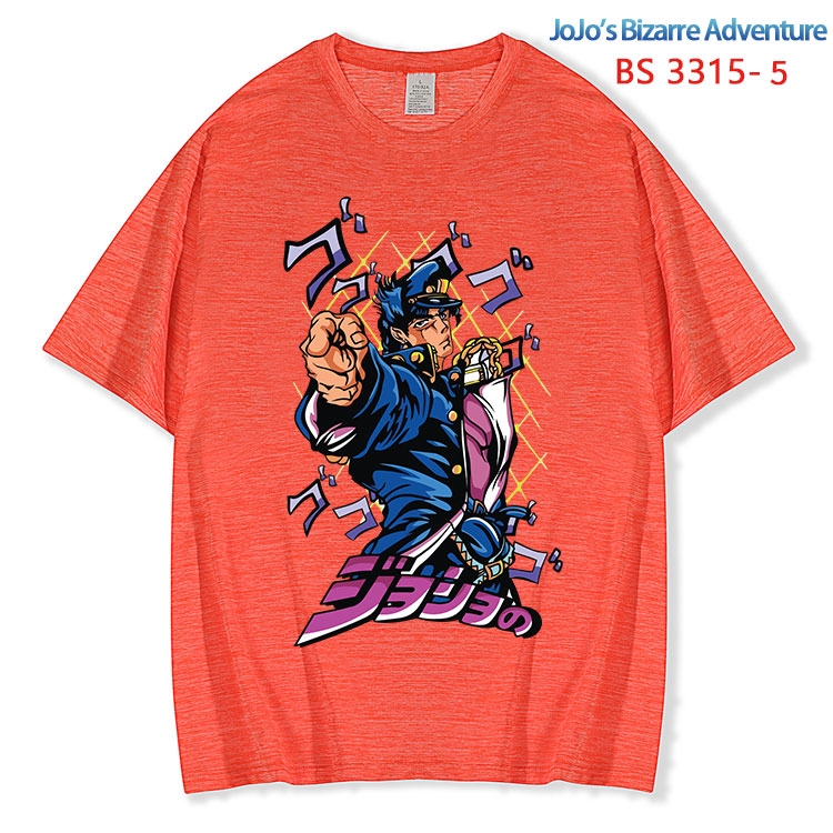 JoJos Bizarre Adventure  ice silk cotton loose and comfortable T-shirt from XS to 5XL BS-3315-5