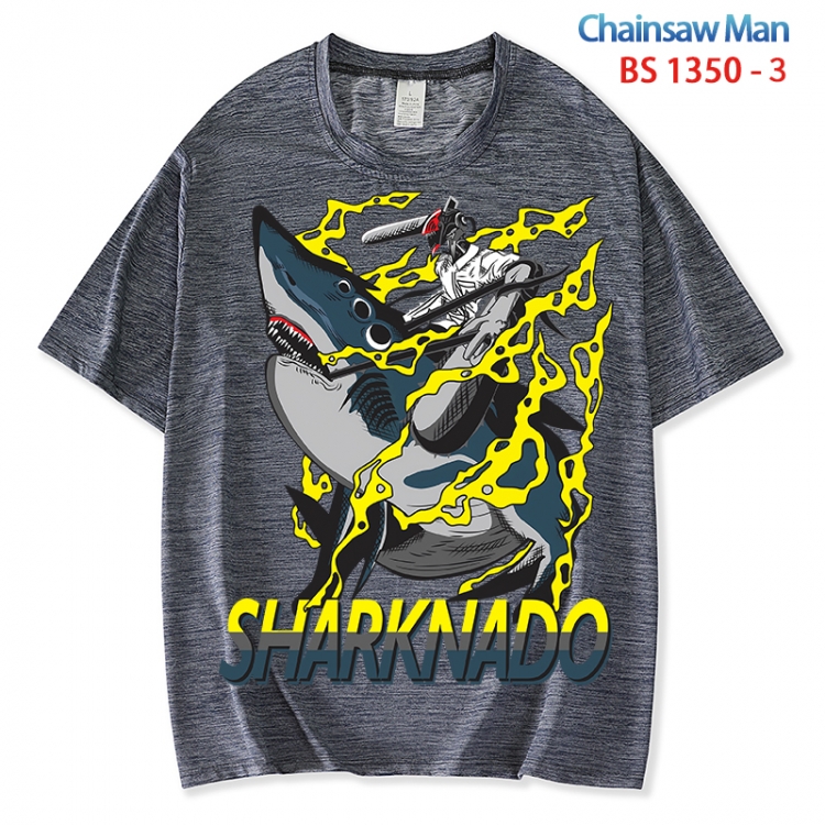 Chainsaw man  ice silk cotton loose and comfortable T-shirt from XS to 5XL BS 1350 3