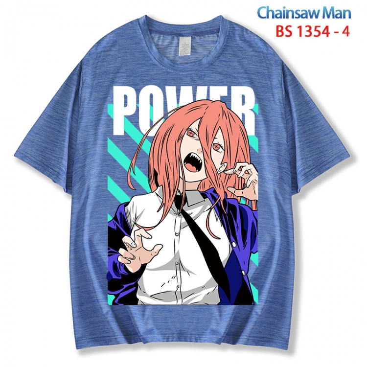 Chainsaw man  ice silk cotton loose and comfortable T-shirt from XS to 5XL  BS 1354 4