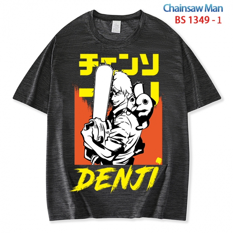 Chainsaw man  ice silk cotton loose and comfortable T-shirt from XS to 5XL BS 1349 1