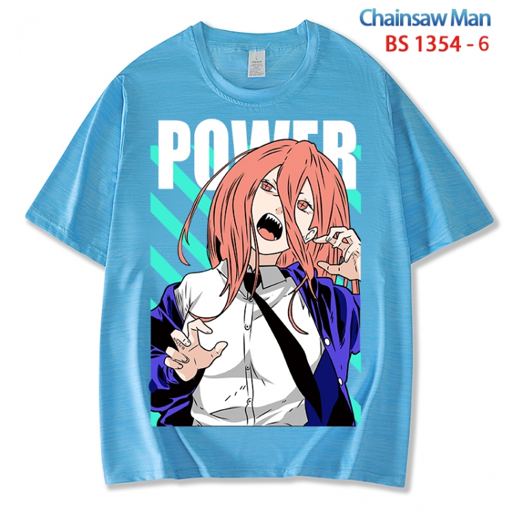 Chainsaw man  ice silk cotton loose and comfortable T-shirt from XS to 5XL  BS 1354 6