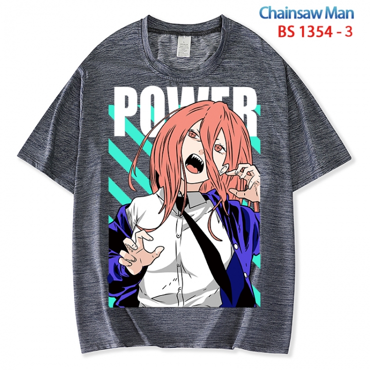 Chainsaw man  ice silk cotton loose and comfortable T-shirt from XS to 5XL BS 1354 3