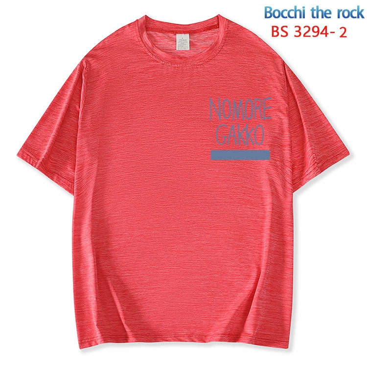 Bocchi the Rock  ice silk cotton loose and comfortable T-shirt from XS to 5XL BS-3294-2