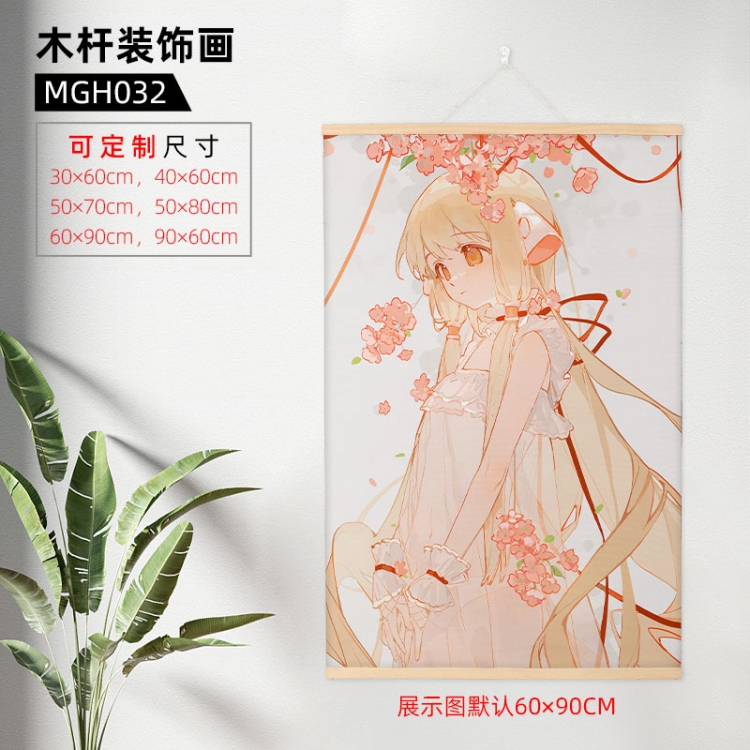 Chobits Wooden pole decorative painting 60X90cm MGH032