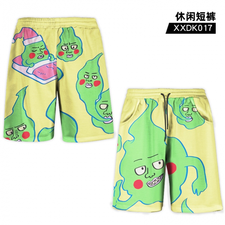 Mob Psycho 100 Anime casual shorts sports XL XXDK017