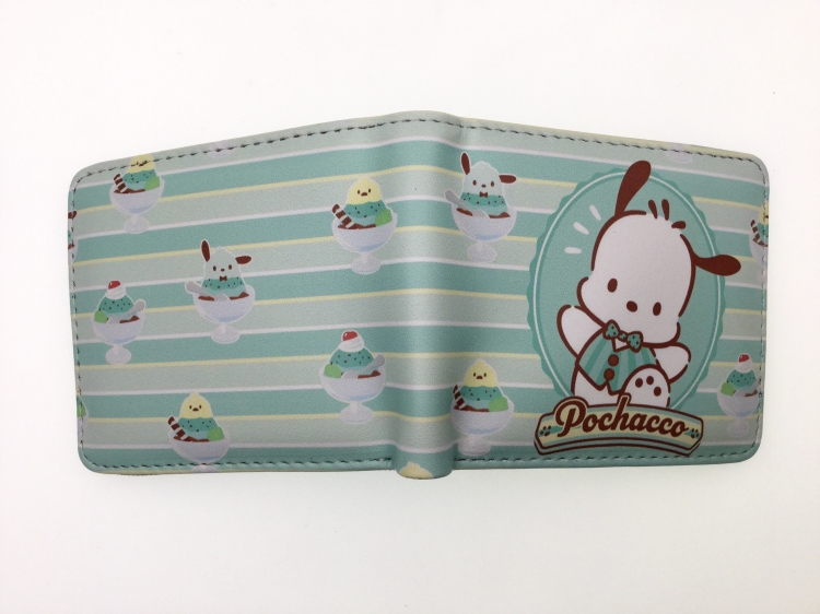 Sanrio cartoon two fold  Short wallet 11X9.5CM 60G  B1541