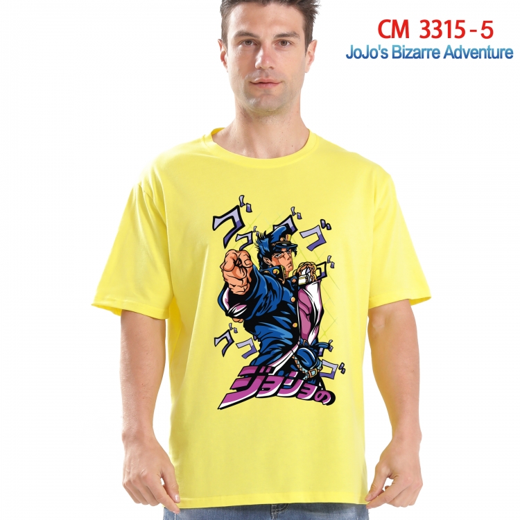 JoJos Bizarre Adventure Printed short-sleeved cotton T-shirt from S to 4XL  3315-5