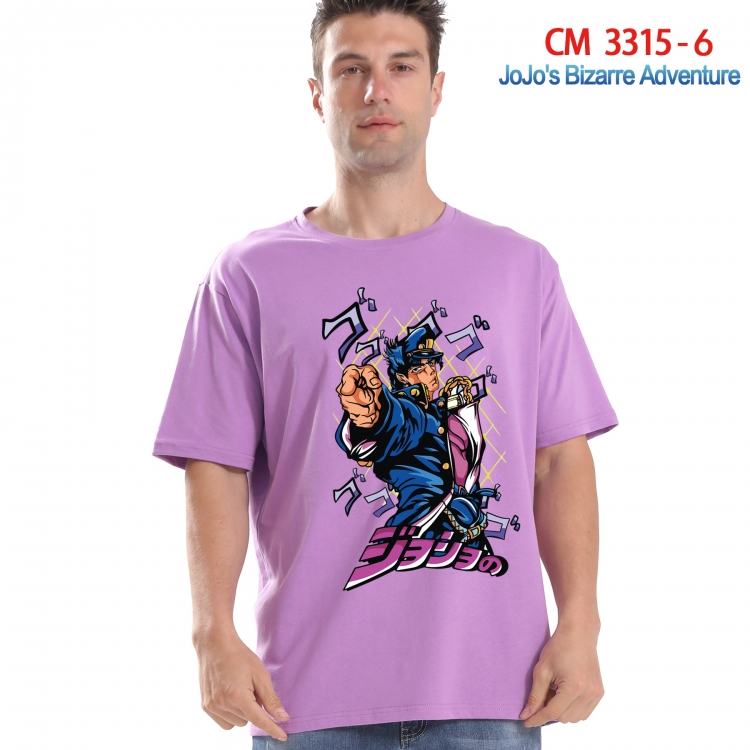 JoJos Bizarre Adventure Printed short-sleeved cotton T-shirt from S to 4XL  3315-6