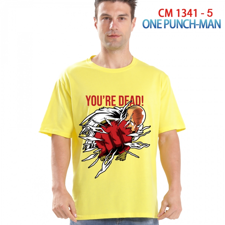 One Punch Man Printed short-sleeved cotton T-shirt from S to 4XL  1341 5