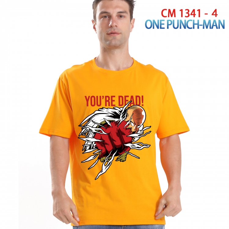 One Punch Man Printed short-sleeved cotton T-shirt from S to 4XL 1341 4