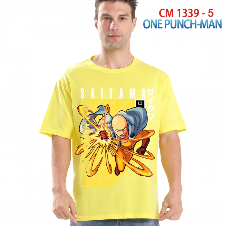 One Punch Man Printed short-sleeved cotton T-shirt from S to 4XL  1339 5