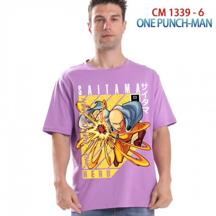 One Punch Man Printed short-sleeved cotton T-shirt from S to 4XL  1339 6