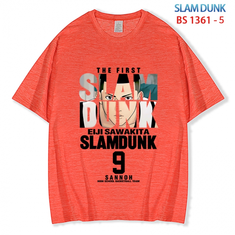 Slam Dunk ice silk cotton loose and comfortable T-shirt from XS to 5XL  BS 1361 5