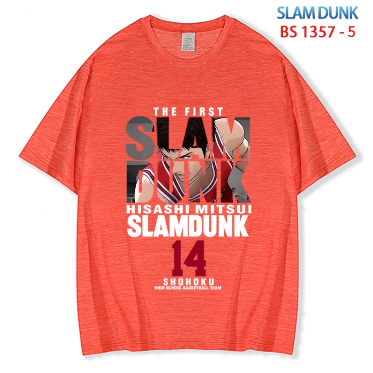 Slam Dunk ice silk cotton loose and comfortable T-shirt from XS to 5XL BS 1357 5