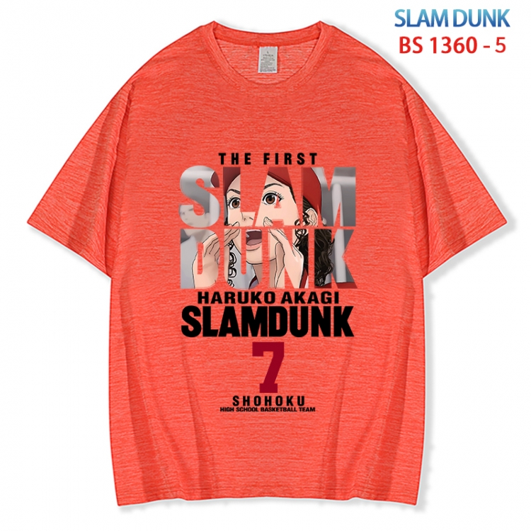 Slam Dunk ice silk cotton loose and comfortable T-shirt from XS to 5XL  BS 1360 5