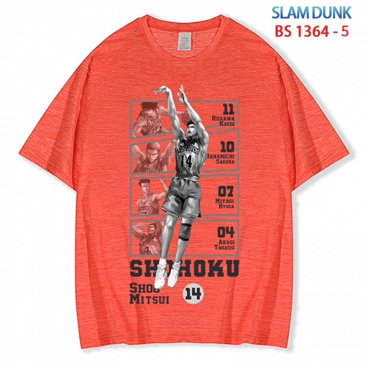Slam Dunk ice silk cotton loose and comfortable T-shirt from XS to 5XL BS 1364 5