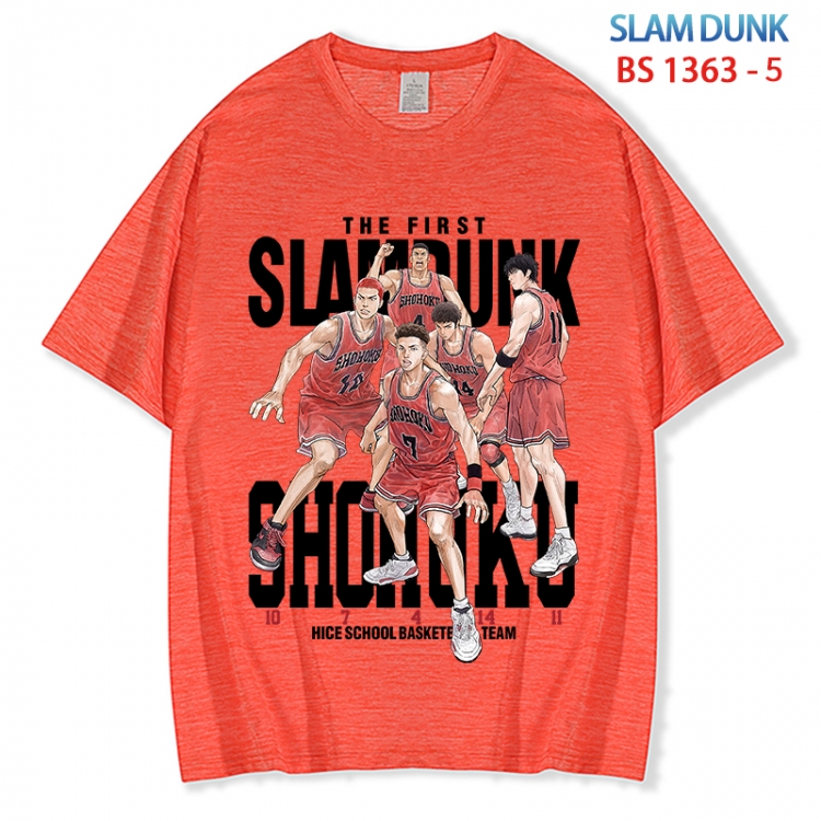 Slam Dunk ice silk cotton loose and comfortable T-shirt from XS to 5XL BS 1363 5
