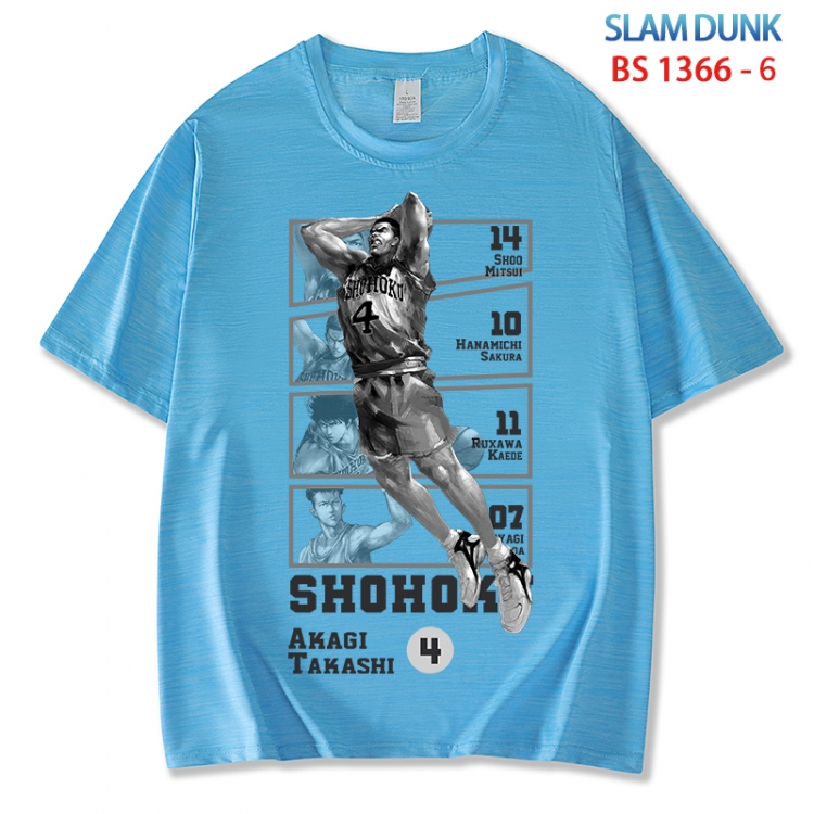 Slam Dunk ice silk cotton loose and comfortable T-shirt from XS to 5XL  BS 1366 6