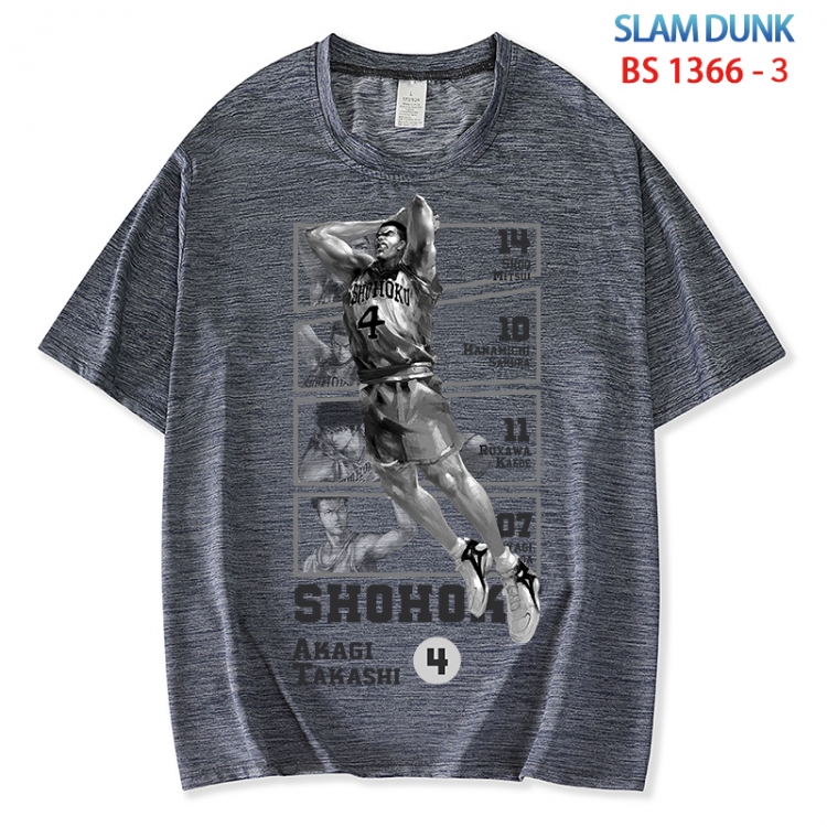 Slam Dunk ice silk cotton loose and comfortable T-shirt from XS to 5XL  BS 1366 3