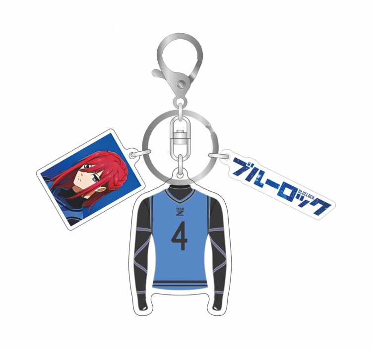 BLUE LOCK Dripping glue anime with 3 pendant keychain accessories for the surrounding area decoration price for 5 pcs