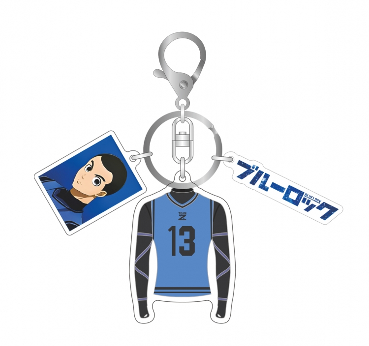 BLUE LOCK Dripping glue anime with 3 pendant keychain accessories for the surrounding area decoration price for 5 pcs