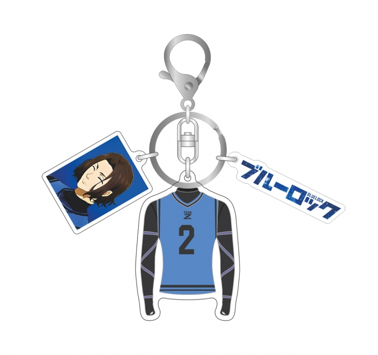 BLUE LOCK Dripping glue anime with 3 pendant keychain accessories for the surrounding area decoration price for 5 pcs