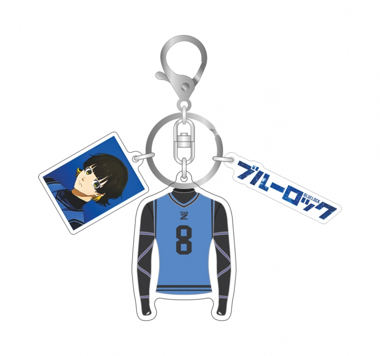 BLUE LOCK Dripping glue anime with 3 pendant keychain accessories for the surrounding area decoration price for 5 pcs