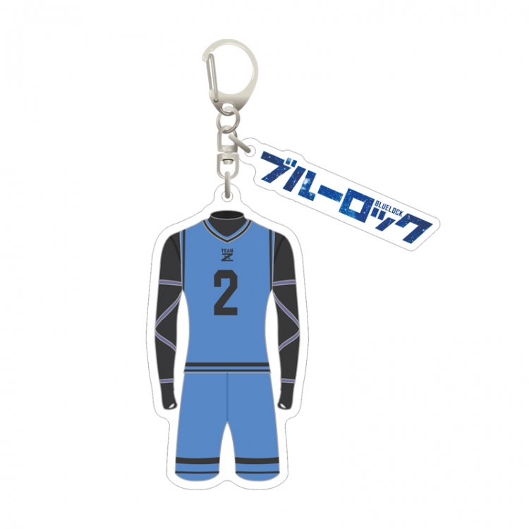 BLUE LOCK Dropping glue style 2 pendant keychain keychain bag pendant price for 5 pcs