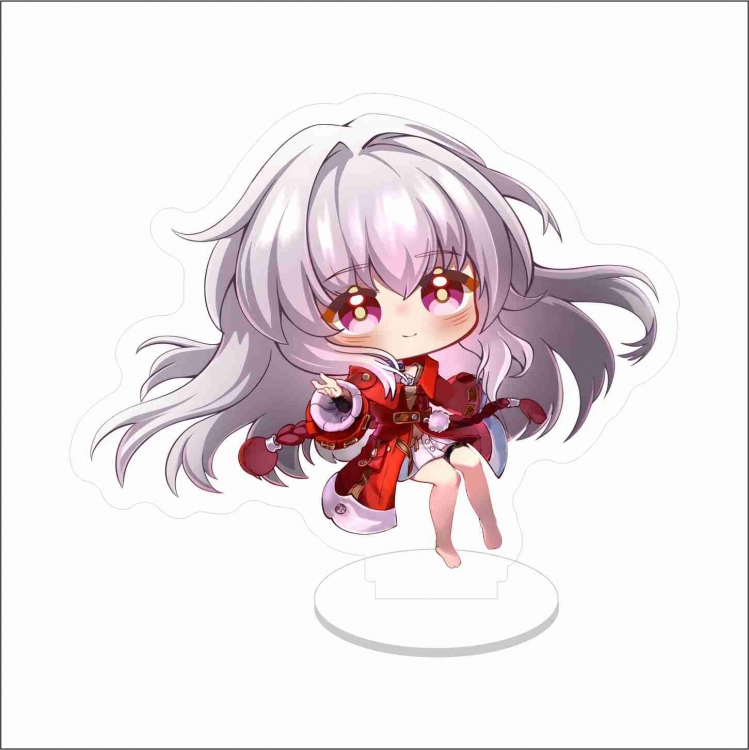 Collapse Double layer Anime characters acrylic Standing Plates Keychain 10cm