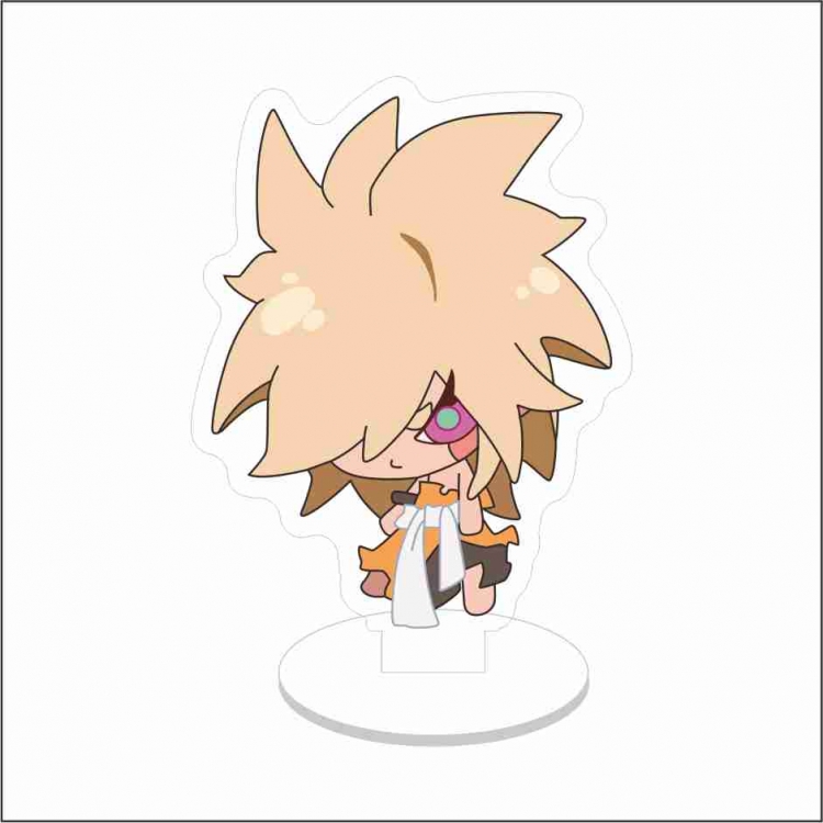 AOTU Double layer Anime characters acrylic Standing Plates Keychain 10cm