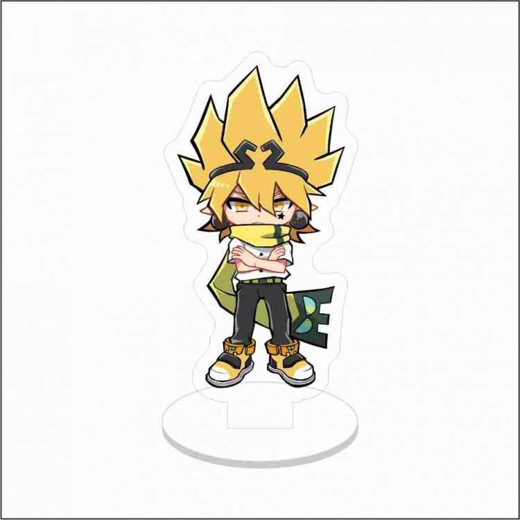 AOTU Double layer Anime characters acrylic Standing Plates Keychain 10cm
