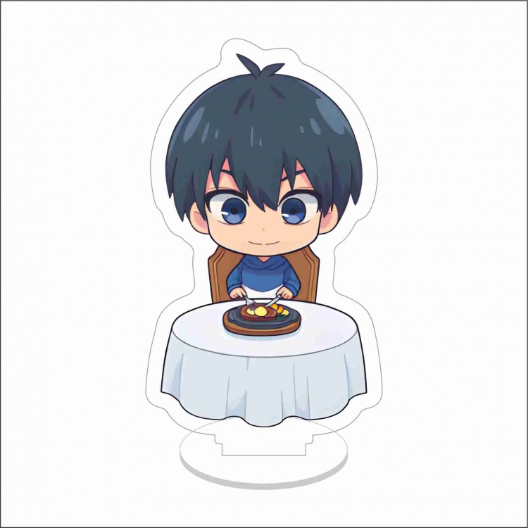 BLUE LOCK  Double layer Anime characters acrylic Standing Plates Keychain 10cm