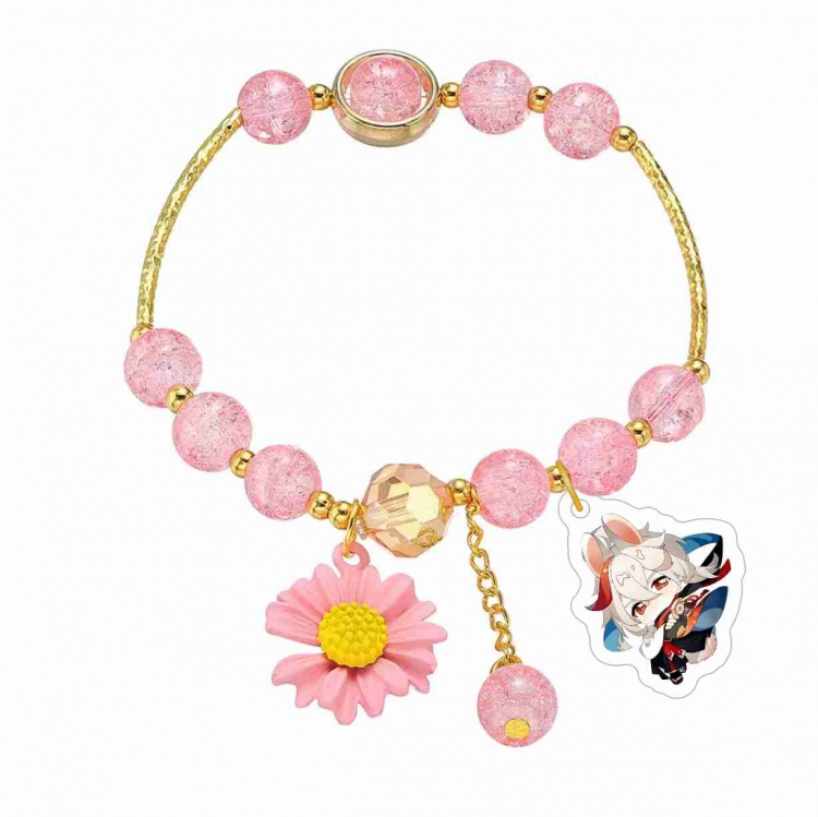 Genshin Impact Peripheral acrylic crystal bracelet gift jewelry bracelet price for 5 pcs