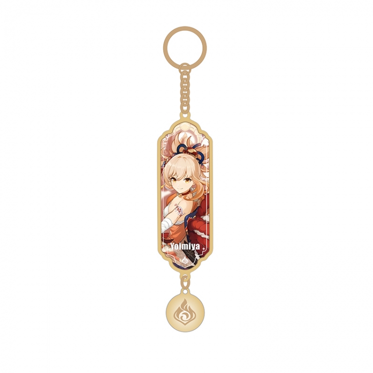 Genshin Impact Anime peripheral pendant sandwich keychain price for 5 pcs