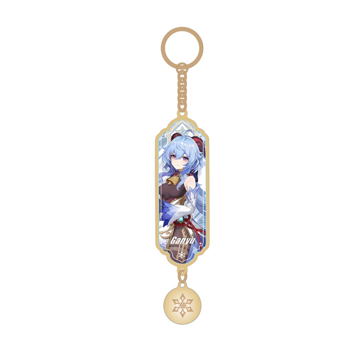 Genshin Impact Anime peripheral pendant sandwich keychain price for 5 pcs