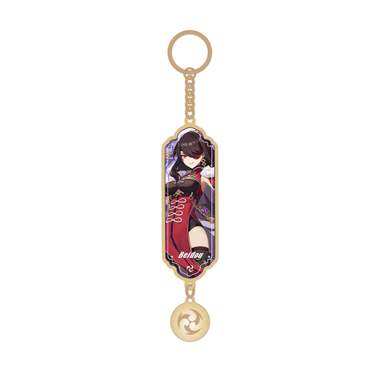 Genshin Impact Anime peripheral pendant sandwich keychain price for 5 pcs