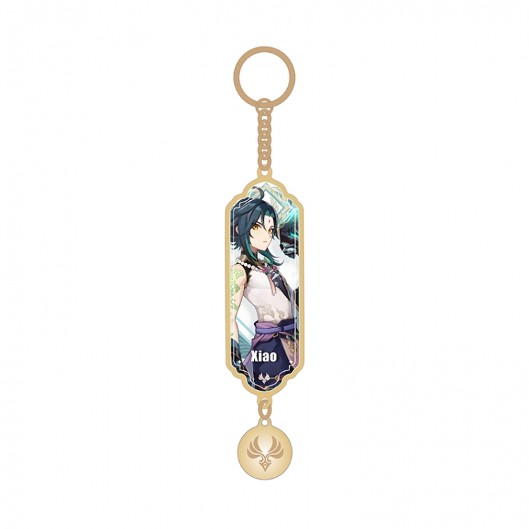 Genshin Impact Anime peripheral pendant sandwich keychain price for 5 pcs