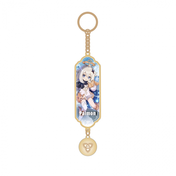 Genshin Impact Anime peripheral pendant sandwich keychain price for 5 pcs