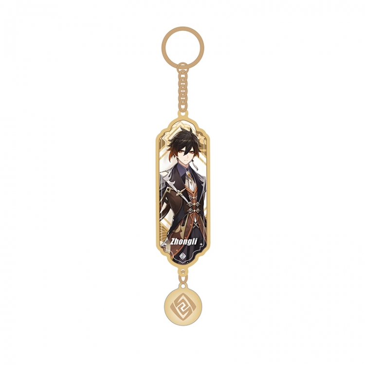 Genshin Impact Anime peripheral pendant sandwich keychain price for 5 pcs